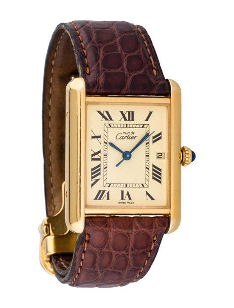 cartier tank must watch